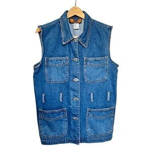 BACCINI Jean Vest Women’s Medium.